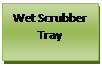 Text Box: Wet Scrubber Tray